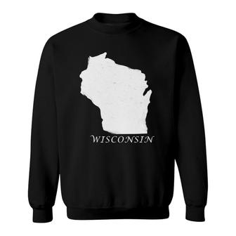 State Of Wisconsin I Love Wisconsin State Sweatshirt | Mazezy