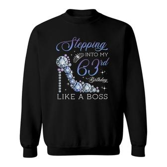 Stepping Into 63Rd Birthday Born 1959 Gifts 63 Years Old Sweatshirt | Mazezy