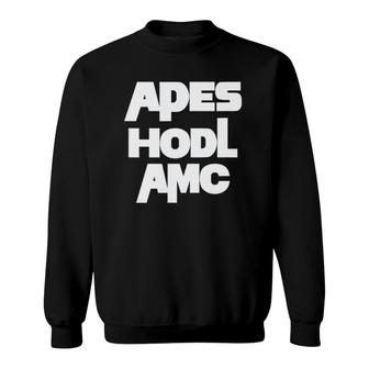 Stock Funny Hedgies Gme Amc Stonk Aoe Diamond Hands Hodl Buy Sweatshirt | Mazezy