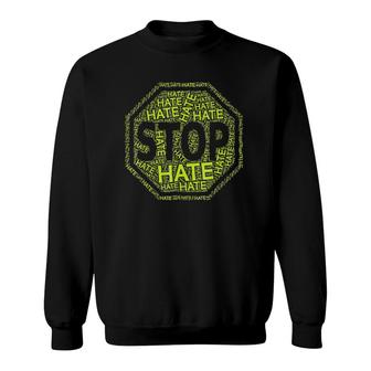Stop Hate Me Women Kids Sweatshirt | Mazezy