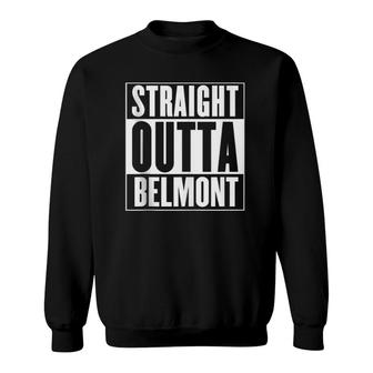 Straight Outta Belmont Tank Top Sweatshirt | Mazezy