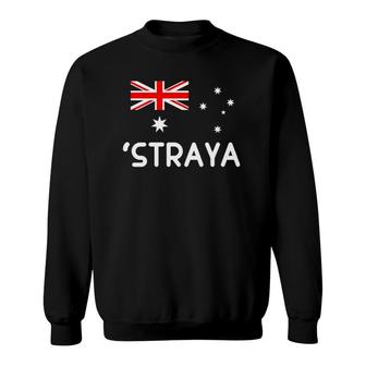 'Straya Down Under Australia Slang Sweatshirt | Mazezy