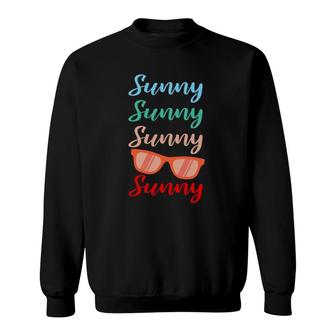 Summer Vacation Travel Sunglasses Sunny Sweatshirt | Mazezy