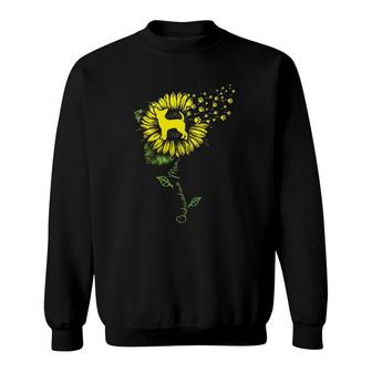 Sunflower Chihuahua Mom Mom Dog Sweatshirt | Mazezy