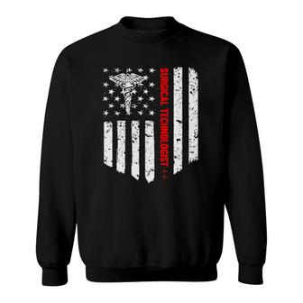 Surgical Technologist American Flag Patriotic Medicine Gift Sweatshirt | Mazezy