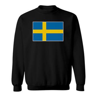 Sweden Flag With Vintage Swedish National Colors Sweatshirt | Mazezy