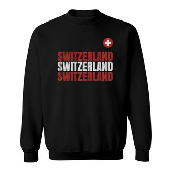 Swiss Flag Gift Switzerland Pride Men Women Kid Sweatshirt | Mazezy
