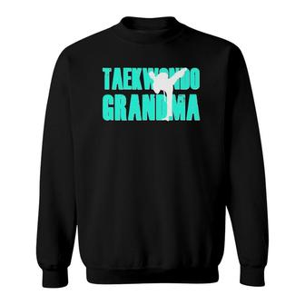 Taekwondo Grandma Martial Arts Gift Mimi Grandson Boy Sweatshirt | Mazezy