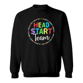 Teacher Early Childhood Education Preschool Head Start Crew Sweatshirt | Mazezy