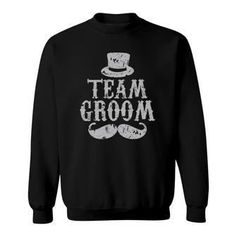Team Groom Bachelor Party Wedding Sweatshirt | Mazezy