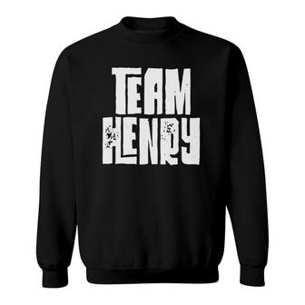 Team Henry Son Dad Husband Grandson Sports Group Sweatshirt | Mazezy UK