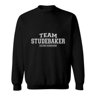 Team Studebaker Proud Family Surname Last Name Gift Sweatshirt - Thegiftio UK