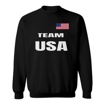 Team Usa 2021 Flag Summer Olympics Games Vintage Tee Premium Sweatshirt | Mazezy
