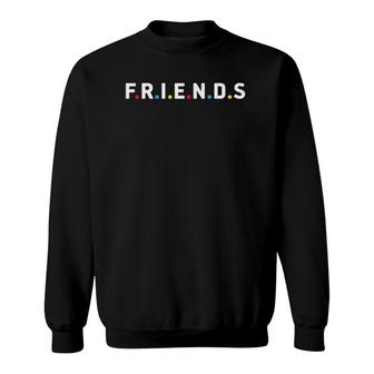 Teen Funny Friends Print Graphic Sweatshirt | Mazezy