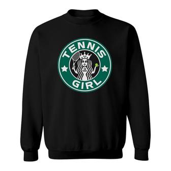 Tennis Girl Funny Parody Court Tennis Sweatshirt | Mazezy