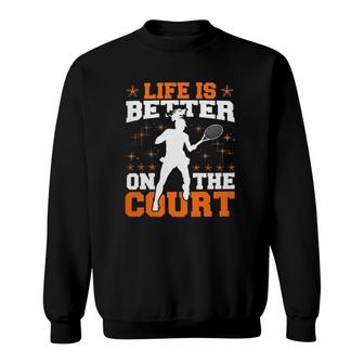 Tennis Player Player Fan Lover 795 Tennis Lover Sweatshirt | Mazezy