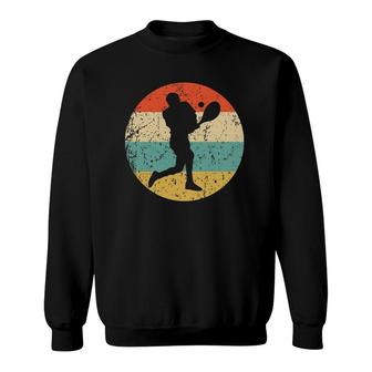 Tennis Vintage Retro Tennis Player Sweatshirt | Mazezy