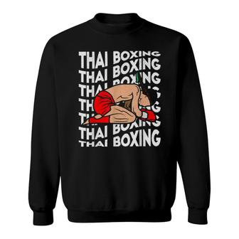 Thai Boxing Kickboxing Sports Boxer Muay Thai Sweatshirt | Mazezy