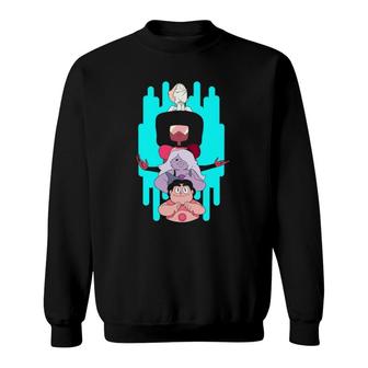 The Crystal Gems Slim Fit Sweatshirt | Mazezy
