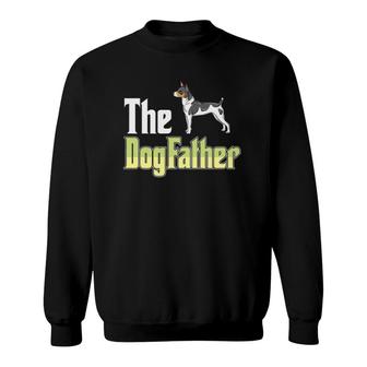 The Dogfather Rat Terrier Funny Dog Owner Father’S Day Sweatshirt | Mazezy UK