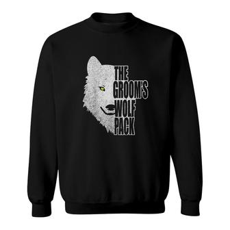 The Groom Wolf Pack Sweatshirt | Mazezy