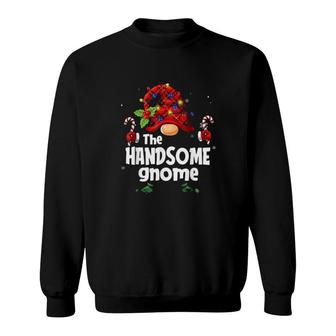 The Handsome Gnome Christmas Lights Sweater Sweatshirt | Mazezy