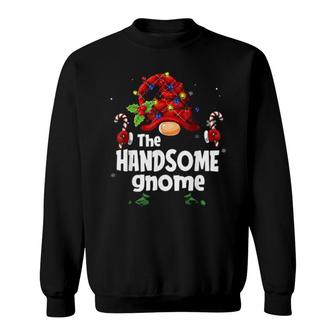 The Handsome Gnome Christmas Lights Sweatshirt | Mazezy