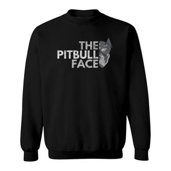 The Pitbull Face Dog Mother Gift Sweatshirt | Mazezy