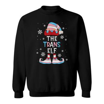 The Trans Elf Christmas Party Sweatshirt | Mazezy