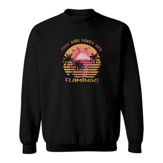 This Girl Loves Her Flamingo Sweatshirt | Mazezy