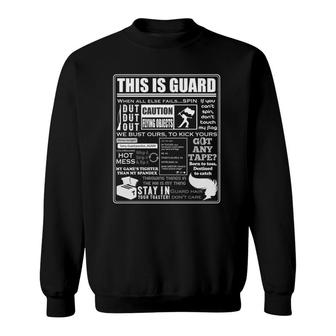 This Is Color Guard - Funny Color Guard Sayings And Memes Sweatshirt | Mazezy