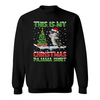 This Is My Christmas Pajama Catfish Christmas Sweatshirt | Mazezy