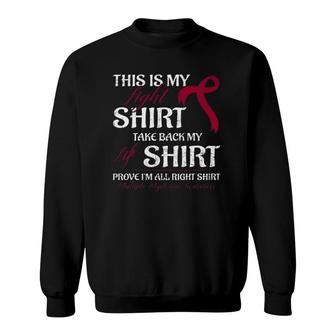 This Is My Fight Multiple Myeloma Awareness Fighters Premium Sweatshirt | Mazezy