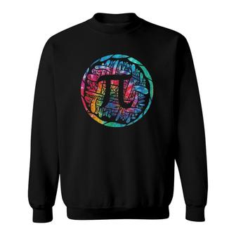 Tie Dye Cute Pi Day Pies Funny Math Sweatshirt | Mazezy