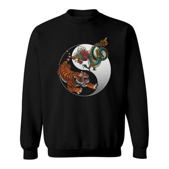 Tiger Stripes Chinese Animal Dragon Zoo Keeper Gift Tiger Sweatshirt | Mazezy