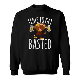 Time To Get Basted Sweatshirt | Mazezy