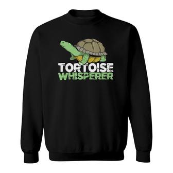 Tortoise Whisperer Funny Saying Turtle Lovers Gift Tank Top Sweatshirt | Mazezy