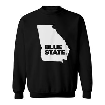 Turn Georgia Blue State Sweatshirt | Mazezy