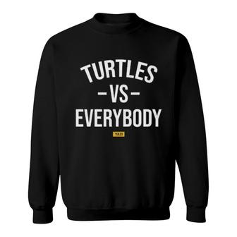 Turtles Vs Everybody Sweatshirt | Mazezy CA