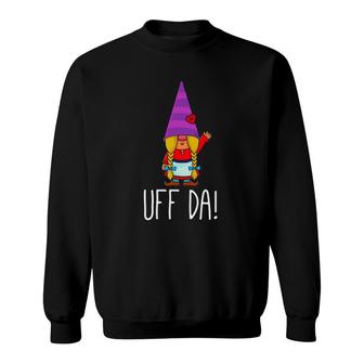 Uff Da Christmas Gnome Norwegian Xmas God Jul Women Girls Sweatshirt | Mazezy