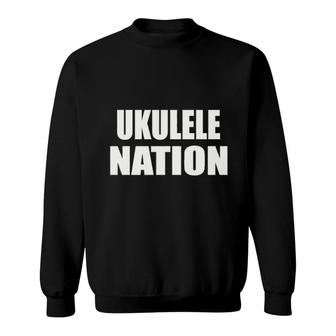 Ukulele Nation Sweatshirt | Mazezy