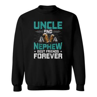 Uncle And Nephew Best Friend Forever Uncle Raglan Baseball Tee Sweatshirt | Mazezy