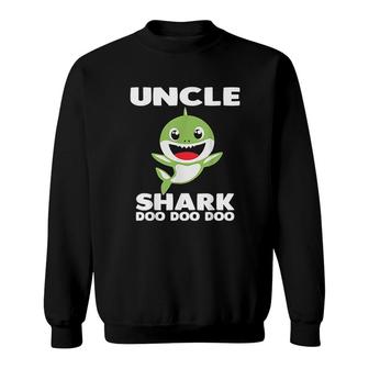 Uncle Shark Doo Doo Mommy Auntie Sweatshirt | Mazezy