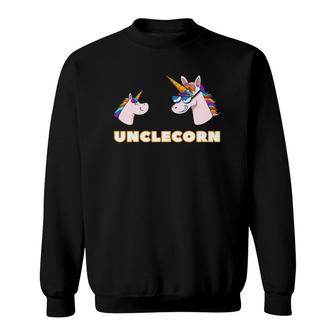 Unclecorn Uncle 1 Kid Funcle Tito Unicorn Sweatshirt | Mazezy
