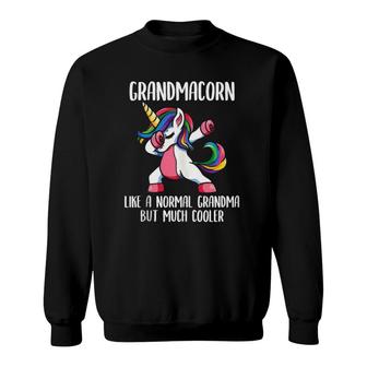 Unicorn Grandma Girl Birthday Party Apparel Grandmacorn Cute Tank Top Sweatshirt | Mazezy