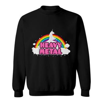 Unicorn Heavy Metal Sweatshirt | Mazezy
