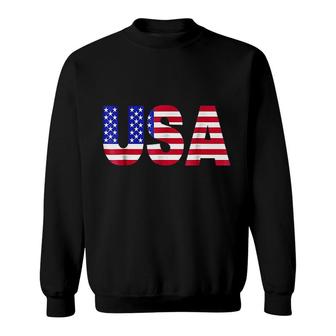 United States Of American Flag Usa Sweatshirt | Mazezy