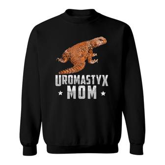 Uromastyx Mom Geyri Red Funny Saying Dabb Lizard Mali Sweatshirt | Mazezy