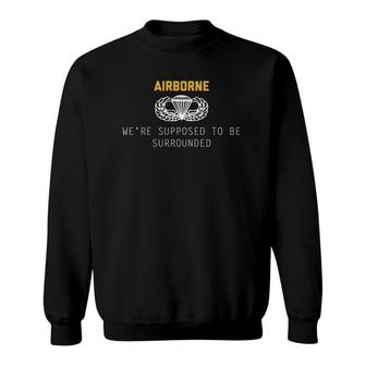 Us Army Airborne Paratrooper Vintage Veteran Soldier Quote Sweatshirt | Mazezy