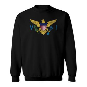 Us United States Virgin Islands Flag Saint Croix Sweatshirt - Thegiftio UK